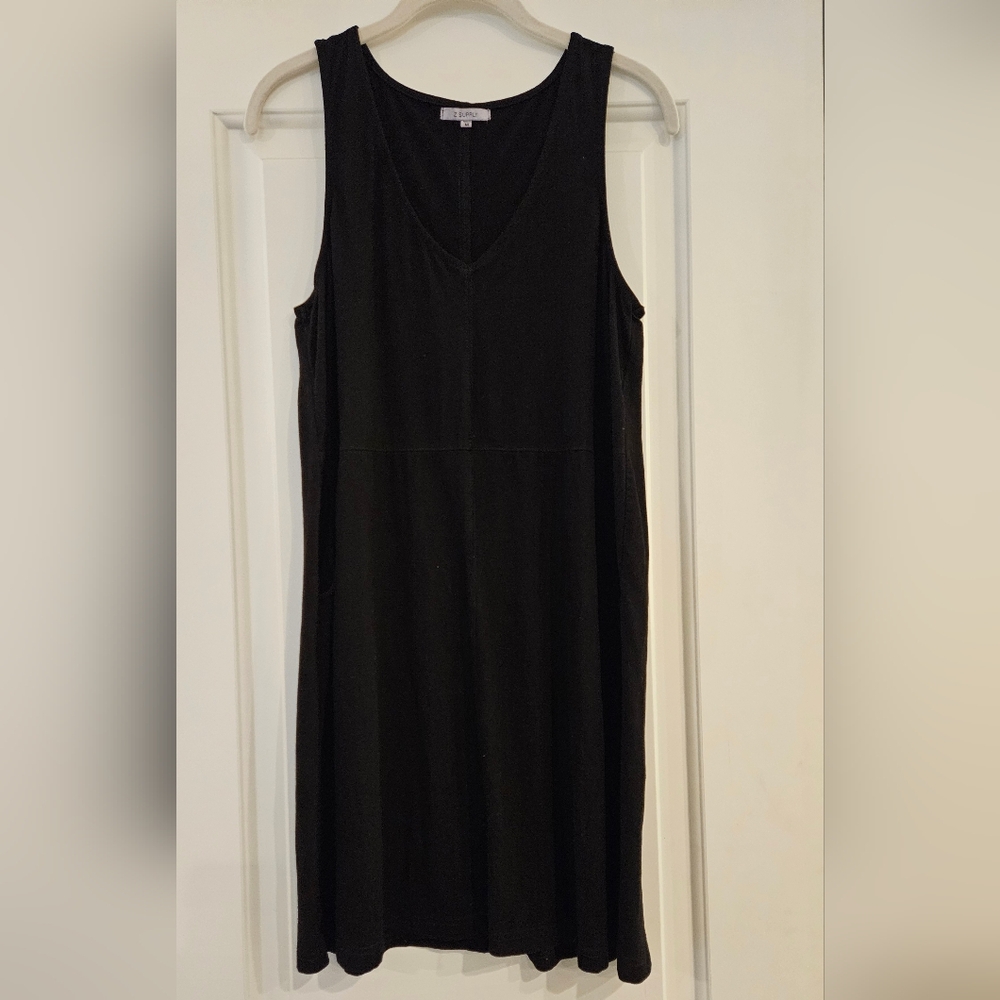 Black Z Supply V Neck Dress